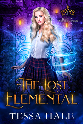 Fantasy book cover design, academy, college, ebook, kindle, Tessa Hale, The Lost Elemental