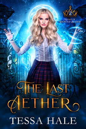 Fantasy book cover design, academy, college, ebook, kindle, Tessa Hale, The Last Aether