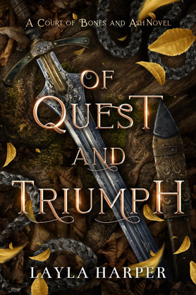  Fantasy book cover design, ebook kindle amazon, Layla Hrper, Of quest and triumph