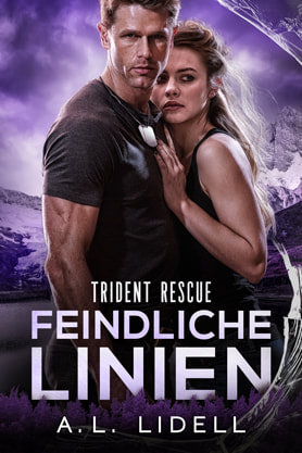 Romantic Suspense book cover design,A L Lidell, Trident Rescue b3