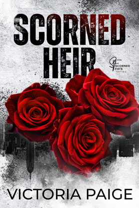 Dark Mafia Romance book cover design, ebook, kindle, Amazon, Victoria Paige, Scorned Heir