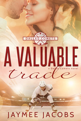 Contemporary (Sports/ Hockey) Romance book cover design, ebook kindle amazon, Jaymee Jacobs, A Valuable