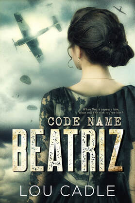 Historical Romance book cover design, ebook kindle amazon, Lou Cadle, Code Name Beatriz
