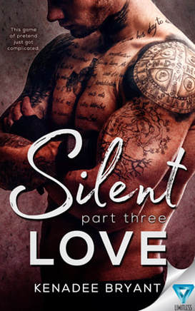 Contemporary Romance book cover design, ebook kindle amazon,Kenadee Bryant, Silent Love 3