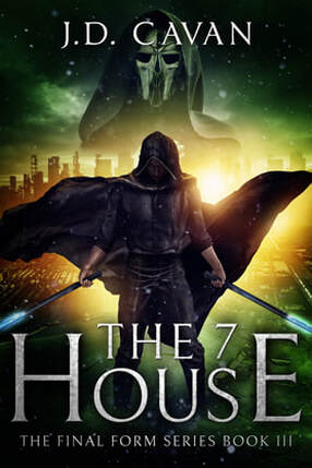 Epic fantasy book cover design, ebook kindle amazon, J D Cavan, House