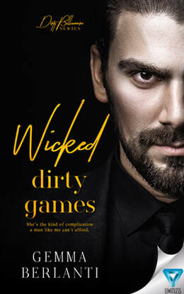 Contemporary Romance book cover design, ebook, kindle, Amazon, Gemma Berlanti, Wicked Dirty Games