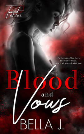 Contemporary Romance book cover design, ebook, kindle, Amazon, Bella J Blood and Vows