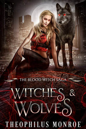 Urban Fantasy book cover design, ebook kindle amazon, Voldane Pelt, Theophilus Monroe, witches and wolves