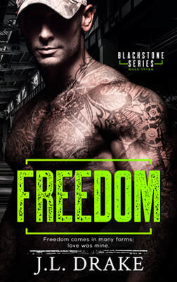 Contemporary Romance book cover design,ebook kindle amazon, J.L. Drake, Freedom