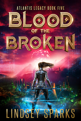 Epic fantasy book cover design, ebook kindle amazon, Lindsey Sparks, Blood of the broken