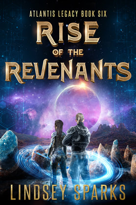 Epic fantasy book cover design, ebook kindle amazon, Lindsey Sparks, Rise of the revenants