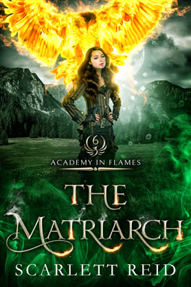 Fantasy book cover design, academy, college, ebook, kindle,  Scarlett Reid, the matriarch
