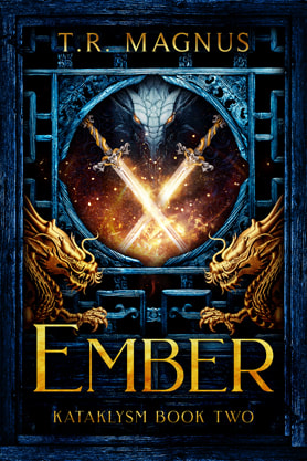 Fantasy book cover design, ebook kindle amazon, TR Magnus, Ember