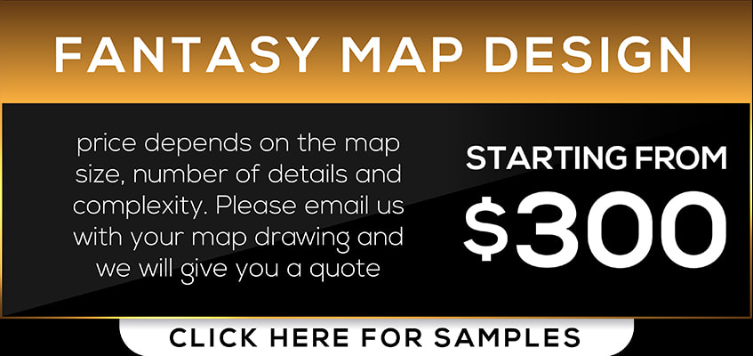 book cover design. fantasy map design, map drawing 