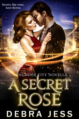 Paranormal romance book cover design, ebook kindle amazon, Debra Jess, a secret rose