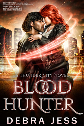 Paranormal romance book cover design, ebook kindle amazon, Debra Jess, Blood hunter