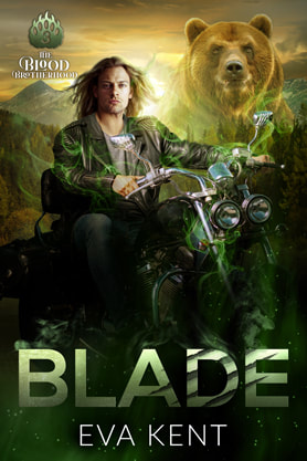 Paranormal romance book cover design, ebook kindle amazon, Eva Kent, Blade