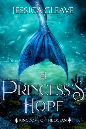 Paranormal romance book cover design, ebook kindle amazon, Jessica Gleave, A princess's hope