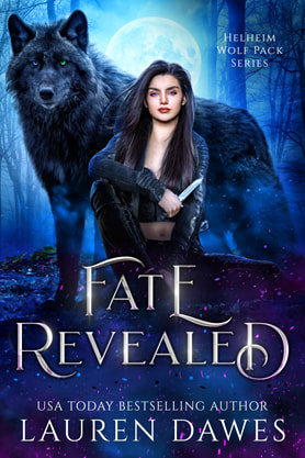 Paranormal romance book cover design, ebook kindle amazon, Lauren Dawes, Fate revelaed