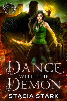 Paranormal romance book cover design, ebook kindle amazon, Stacia Stark, Dance with the demon