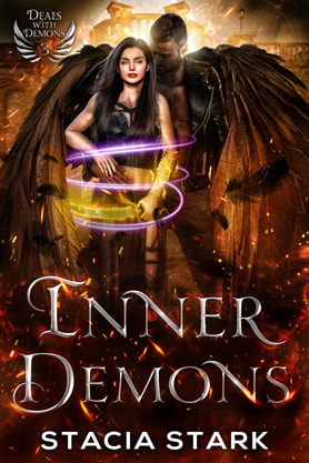 Paranormal romance book cover design, ebook kindle amazon, Stacia Stark, Inner demons