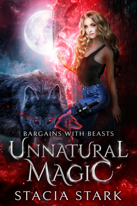 Paranormal romance book cover design, ebook kindle amazon, Stacia Stark, unnatural magic