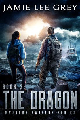 Post-Apocalyptic book cover design, ebook kindle amazon, Jmaie Lee Grey, The dragon