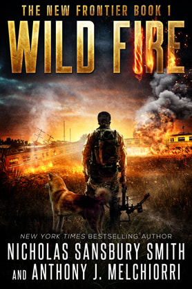 Post-Apocalyptic book cover design, ebook kindle amazon, Nicholas Sansbury Smith, Wild fire