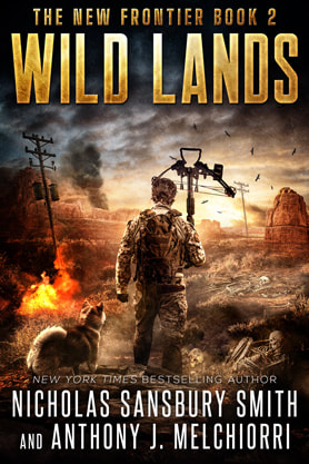 Post-Apocalyptic book cover design, ebook kindle amazon, Nicholas Sansbury Smith, Wild lands