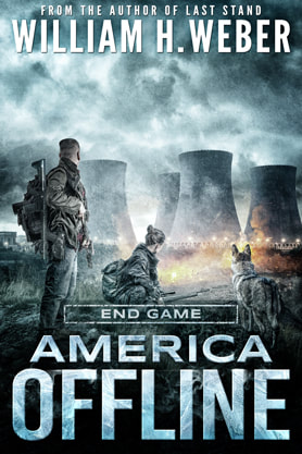 Post-Apocalyptic book cover design, ebook kindle amazon, William H Weber, End game