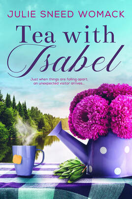 Contemporary Romance book cover design, ebook, kindle, Amazon, Julie Sneed Womack, Tea with Isabel
