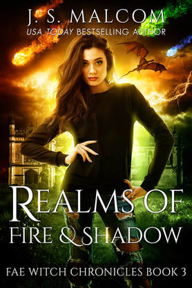 Urban Fantasy book cover design, ebook kindle amazon, J S Malcom, Fire