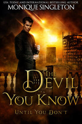 Urban Fantasy book cover design, ebook kindle amazon, Monique Singleton, The Devil You Know