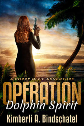 Thriller book cover design, ebook kindle amazon, Kimberly A Bindschatel, Operation Dolphin Spirit
