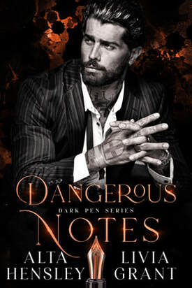 Contemporary Romance book cover design, ebook, kindle, Amazon, Alta Hensley, Livia Grant, Dangerous Notes