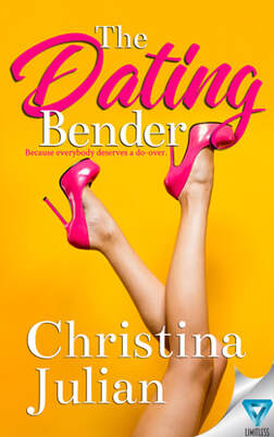 Chick Lit Romance book cover design, ebook kindle amazon, Christina Julian, Dating Bender