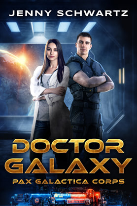 Science Fiction Fantasy book cover design, ebook kindle amazon, Jenny Schwartz, Doctor galaxy