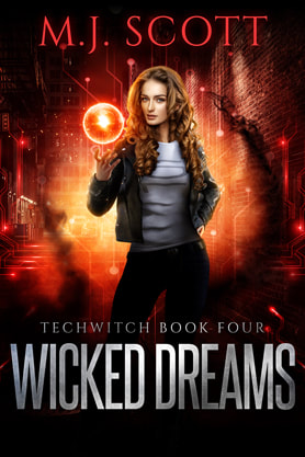 Science Fiction Fantasy book cover design, ebook kindle amazon, MJ Scott, Wicked dreams