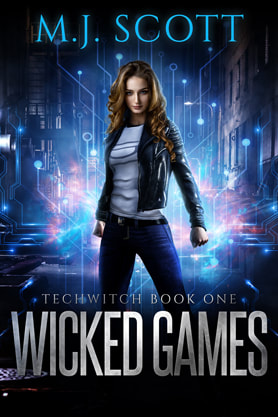 Science Fiction Fantasy book cover design, ebook kindle amazon, MJ Scott, Wicked games