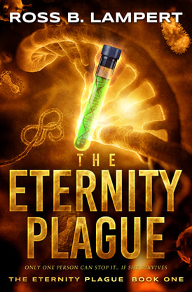 Science Fiction Fantasy book cover design, ebook kindle amazon, Ross Lampert, Eternity plague