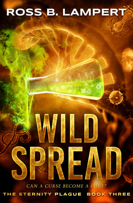 Science Fiction Fantasy book cover design, ebook kindle amazon, Ross Lampert, Wild spread