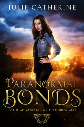 Urban Fantasy book cover design, ebook kindle amazon, Julie Catherine,Paranormal bonds