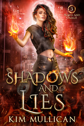 Urban Fantasy book cover design, ebook kindle amazon, Kim Mullican, Shadows and lies