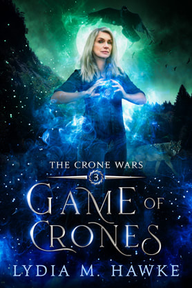 Urban Fantasy book cover design, ebook kindle amazon, Lydia M Hawke, Game of Crones