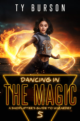 Urban Fantasy book cover design, ebook kindle amazon, Ty Burson, Dancing in the magic