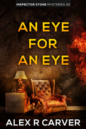 Thriller book cover design, ebook kindle amazon, Alex R Carver , Eye
