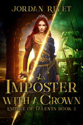Fantasy romance book cover design, ebook kindle amazon,  Jordan Rivet , Imposter 