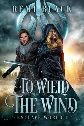 Fantasy romance book cover design, ebook kindle amazon, Remi Black, The Wield The Wind
