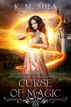 Epic Fantasy book cover design, ebook kindle amazon, K M Shea, Curse