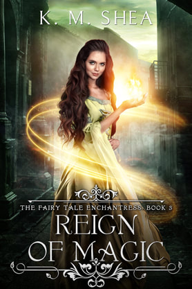 Epic Fantasy book cover design, ebook kindle amazon, K M Shea, Reign